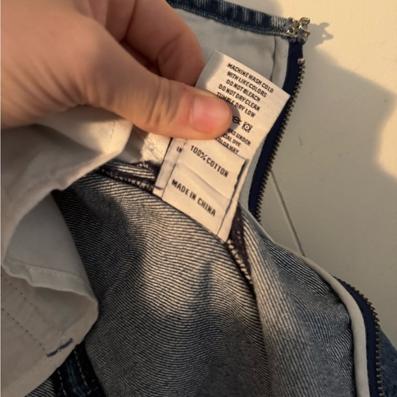 Lovers and Friends Alexis Bustier Mini Denim Dress - size M - Picture 11 of 16